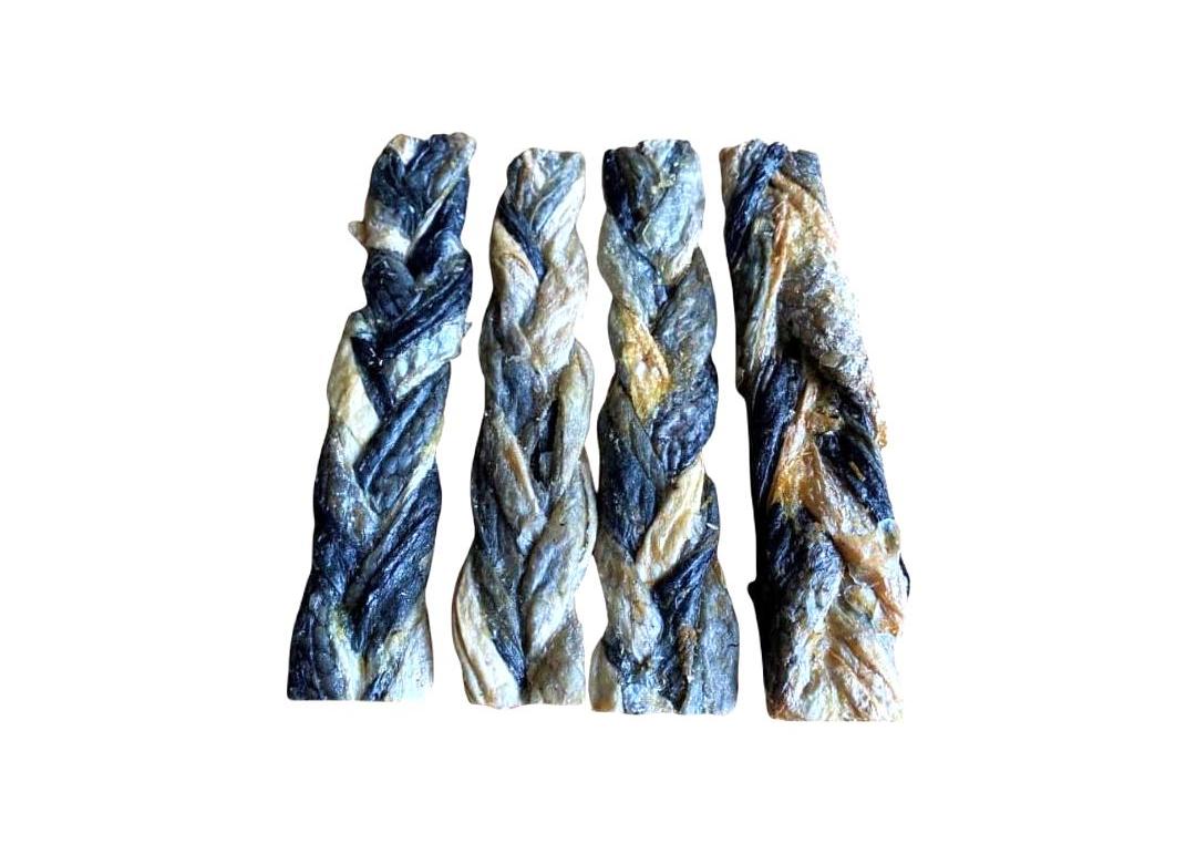 Braided Salmon Skins 500g