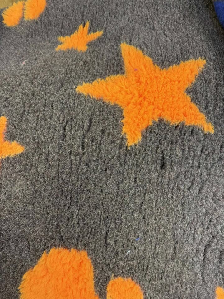 orange star n paw Vet Bedding 1mt x 1.5 Mtr