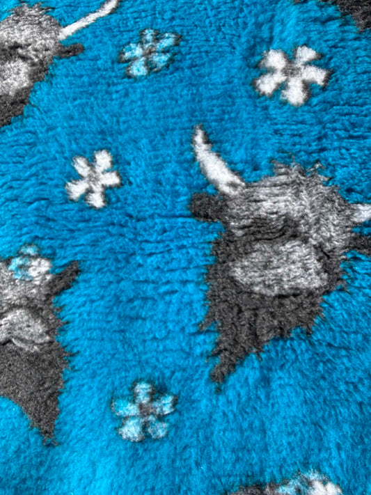 highland cow Vet Bedding 1mt x 1.5 Mtr