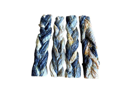 Braided Salmon Skins 500g